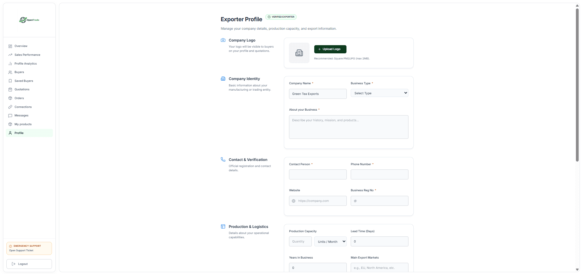 Settings and Security